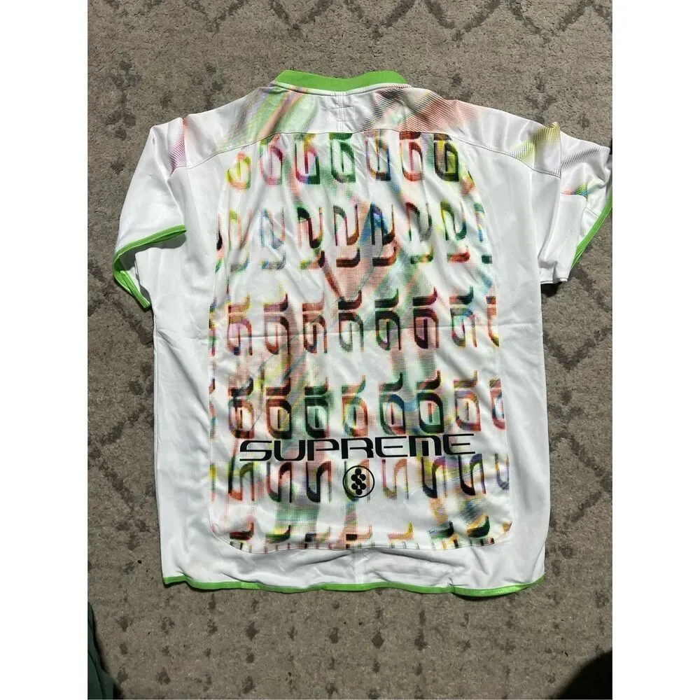 Supreme Feedback Soccer Football Jersey White Size Large New IN HAND - Picture 7 of 7